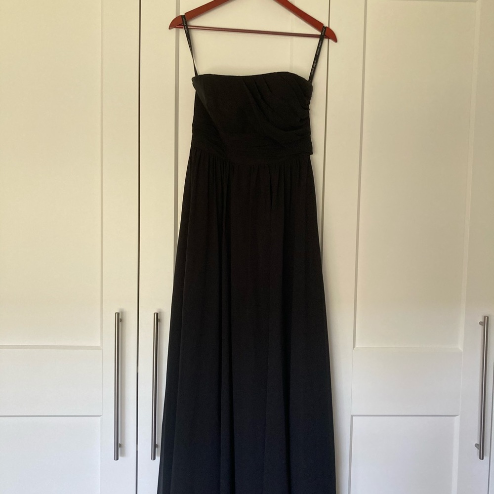 Alfred Angelo strapless bridesmaid dress